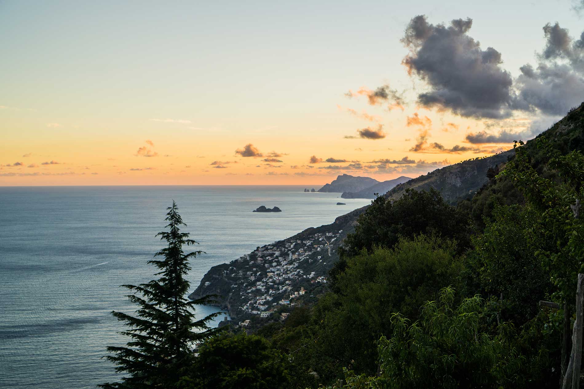 View from AirBnB Amalfi coast.