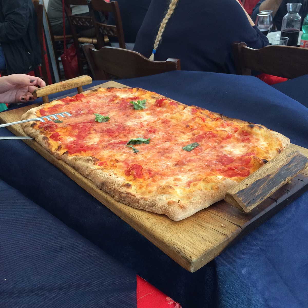 Half-meter of Pizza.