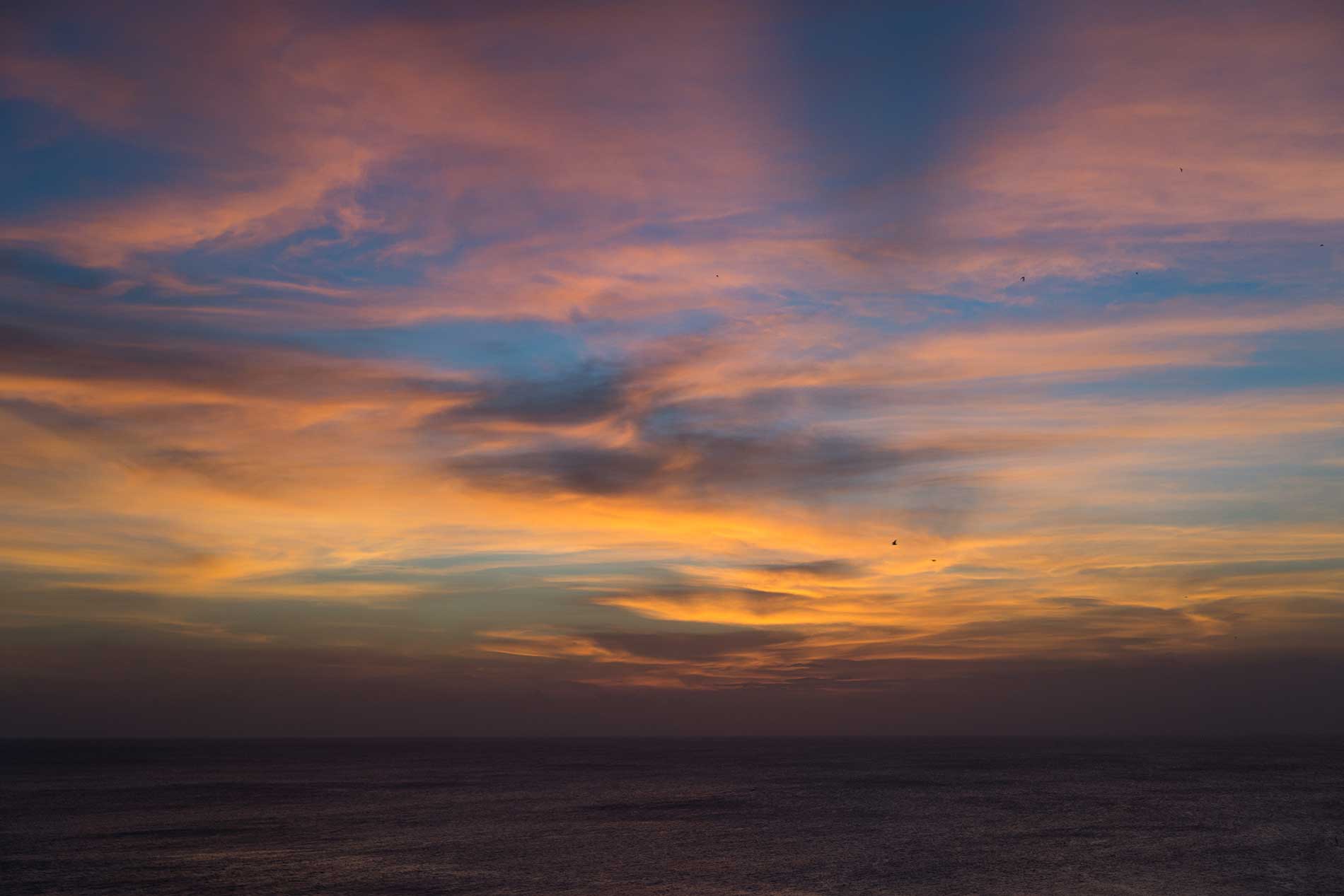 Uluwatu sunset.