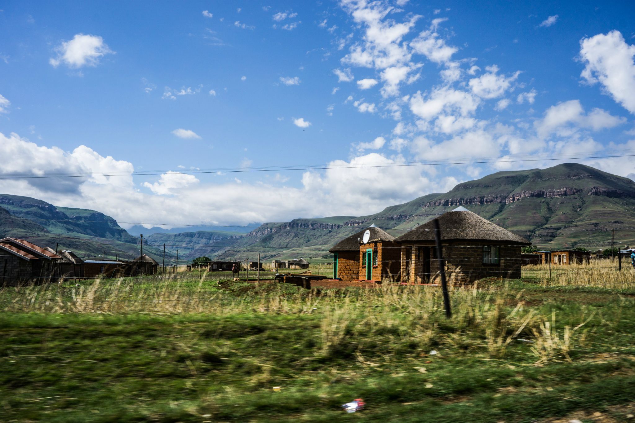 Driving across South Africa