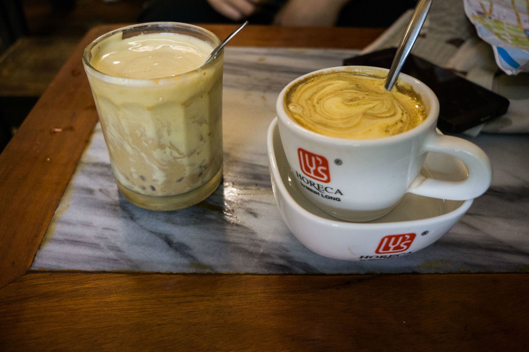Egg white coffee, Hanoi